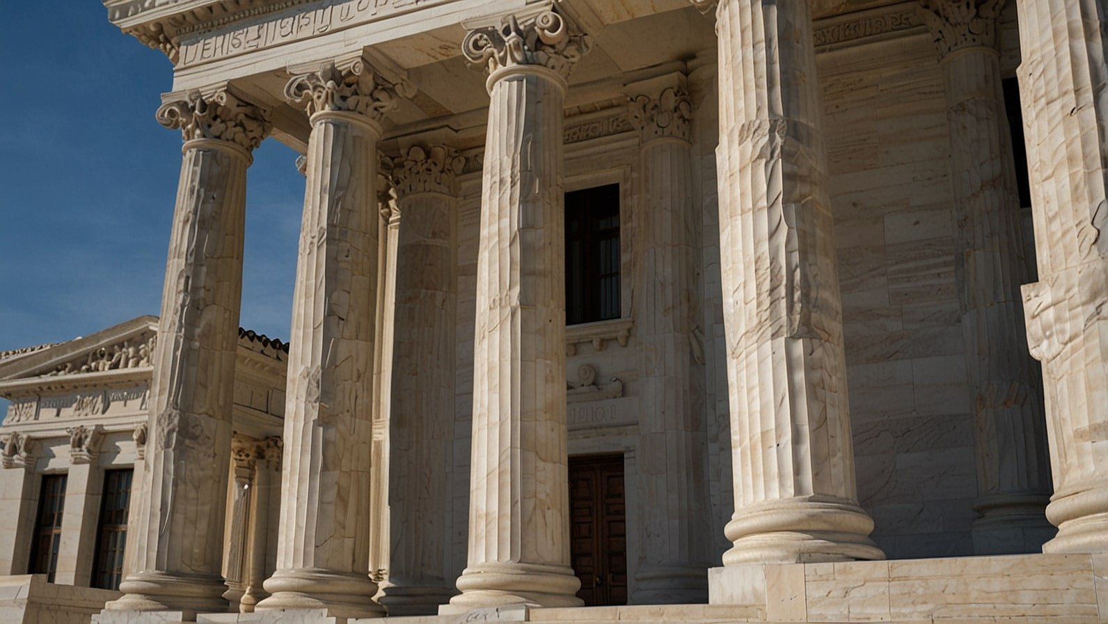 U.S. Supreme Court building exterior with columns, representing decision to uphold disqualification of lawyer Stefanie Lambert in Dominion Voting Systems defamation suit against Patrick Byrne over 2020 election claims